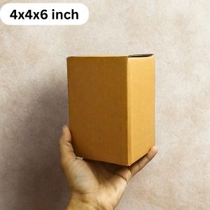 Carton Boxes | 4x4x6 inch | Corrugated Box | bottom lock box | Mug Box | jar Box | vertical Box | Shipping Box