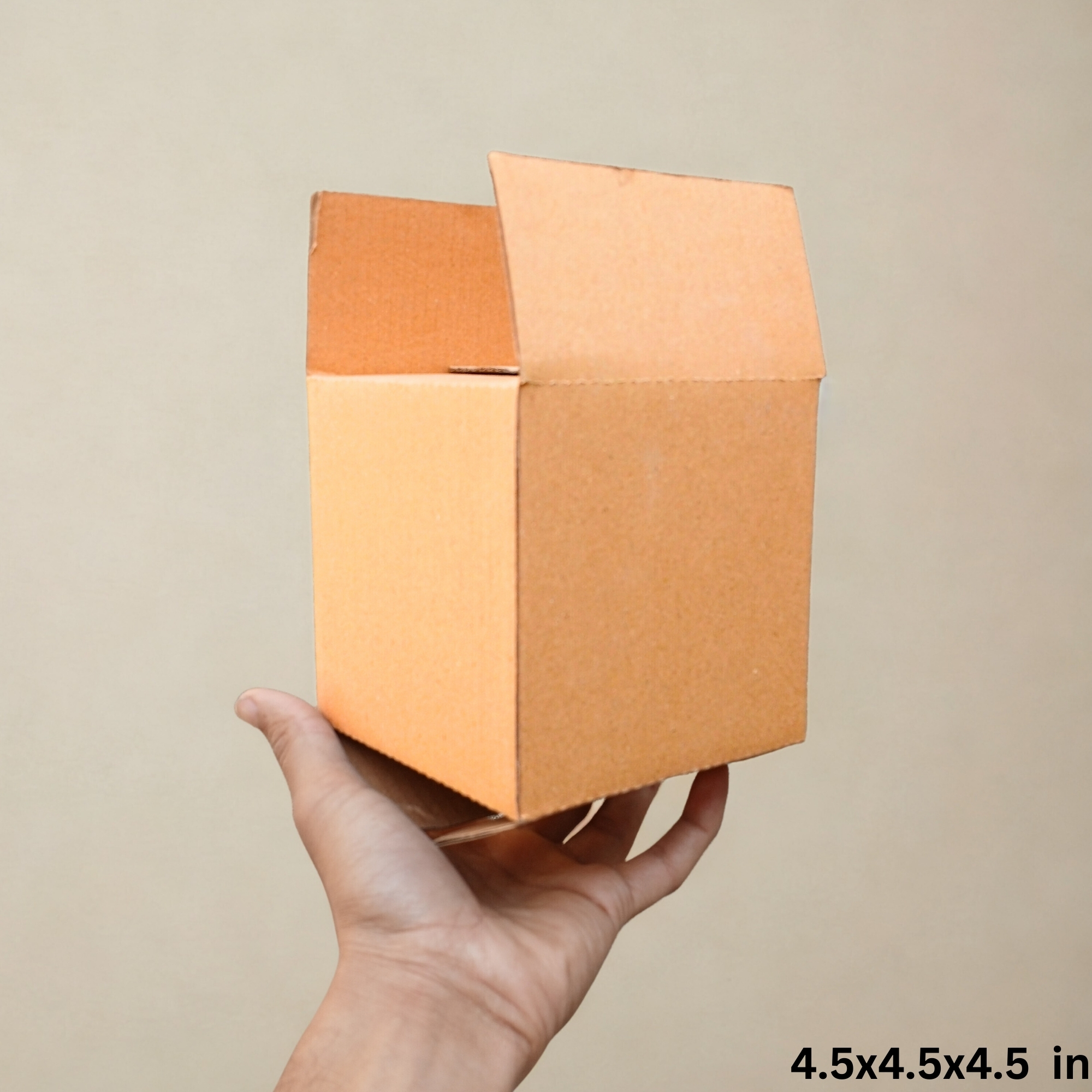 4.5x4.5x4.5 inch Cubical Corrugated Carton Boxes | boxes for packing | Best for e-commerce and Online Sellers | Packaging material - Image 4