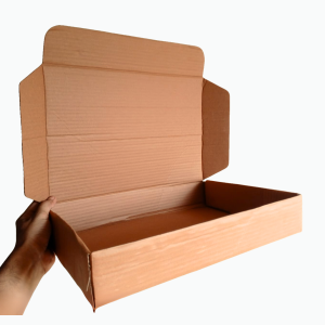 Carton Boxes - 12x10x3 Inch (12" Length x 10" Width x 3" Height )- 3 Ply Hard Corrugated Folding Style Boxes - Brown
