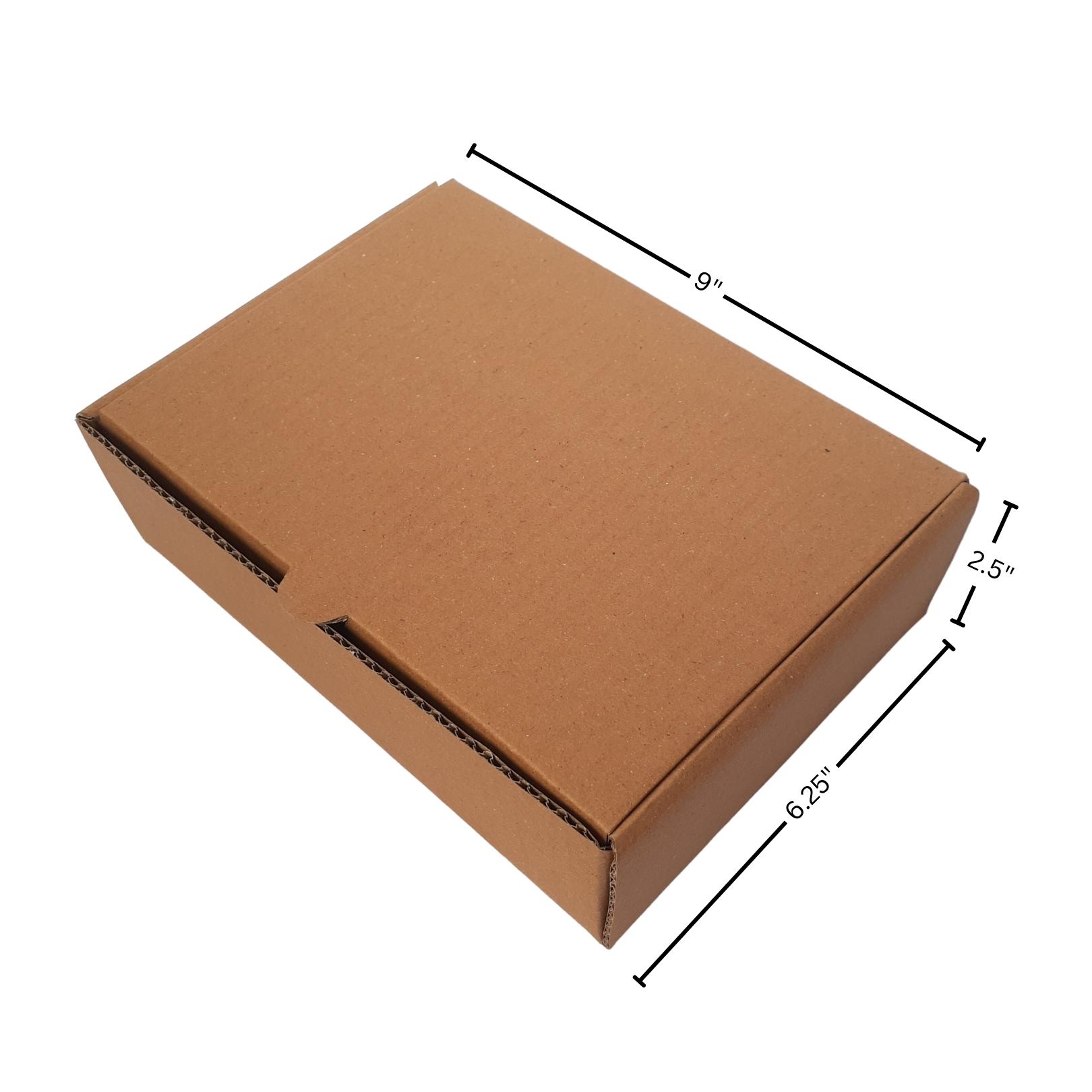 9x6.5x2.5 Inches - 3 Ply - Folding Mailer Box