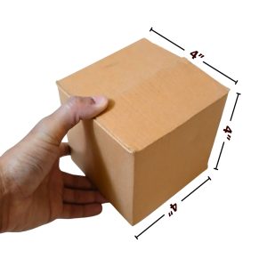 4x4x4 Inch - 3 Ply - Carton Box