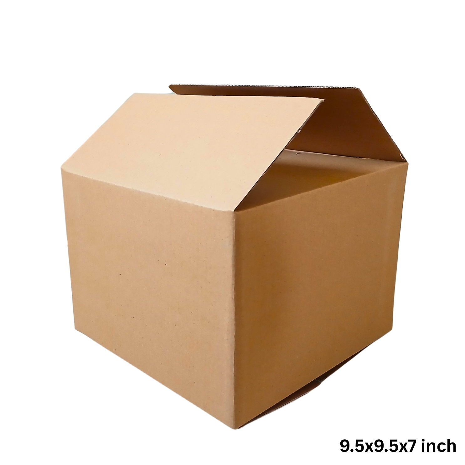 Carton Boxes | Corrugated Boxes | 9.5x9.5x7 Inch | Box For Packaging | square Box | Carton box for packaging | Shipping Box | Solid Packages - Image 3