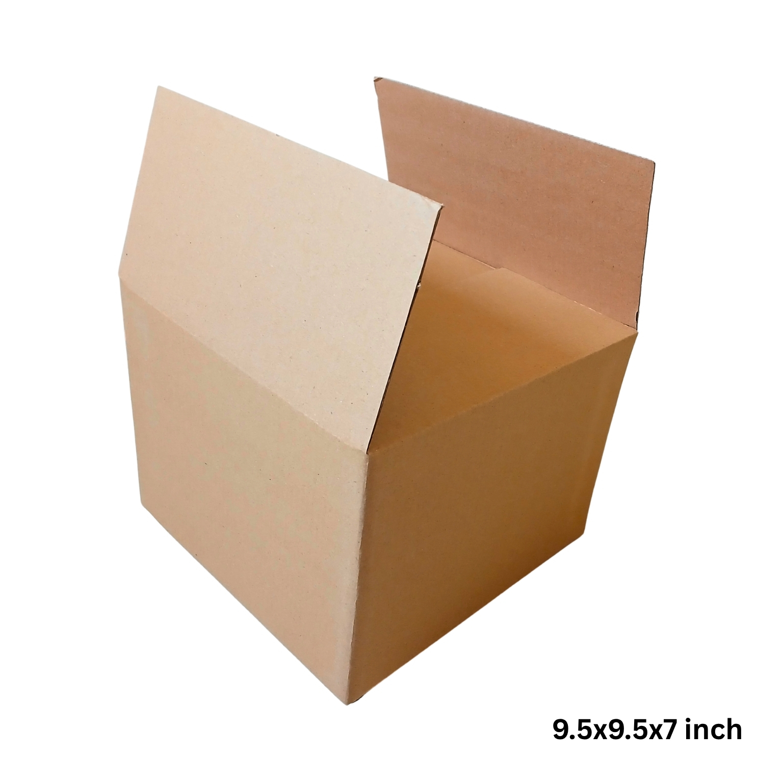 Carton Boxes | Corrugated Boxes | 9.5x9.5x7 Inch | Box For Packaging | square Box | Carton box for packaging | Shipping Box | Solid Packages - Image 2