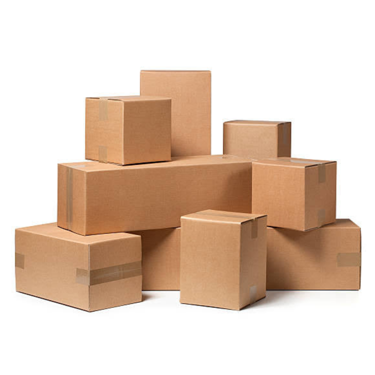 Corrugated Carton Boxes | Pack of 25 Boxes | Multiple Sizes Shipping Box | Packaging | Mailer boxes | ecommerce box | Solid Packages