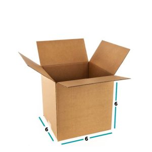 Carton Boxes | Corrugated Boxes | 6x6x6 inch Cubical | Best for e-commerce and Online Sellers | Shipping box | Hard Quality box | Solid Packages