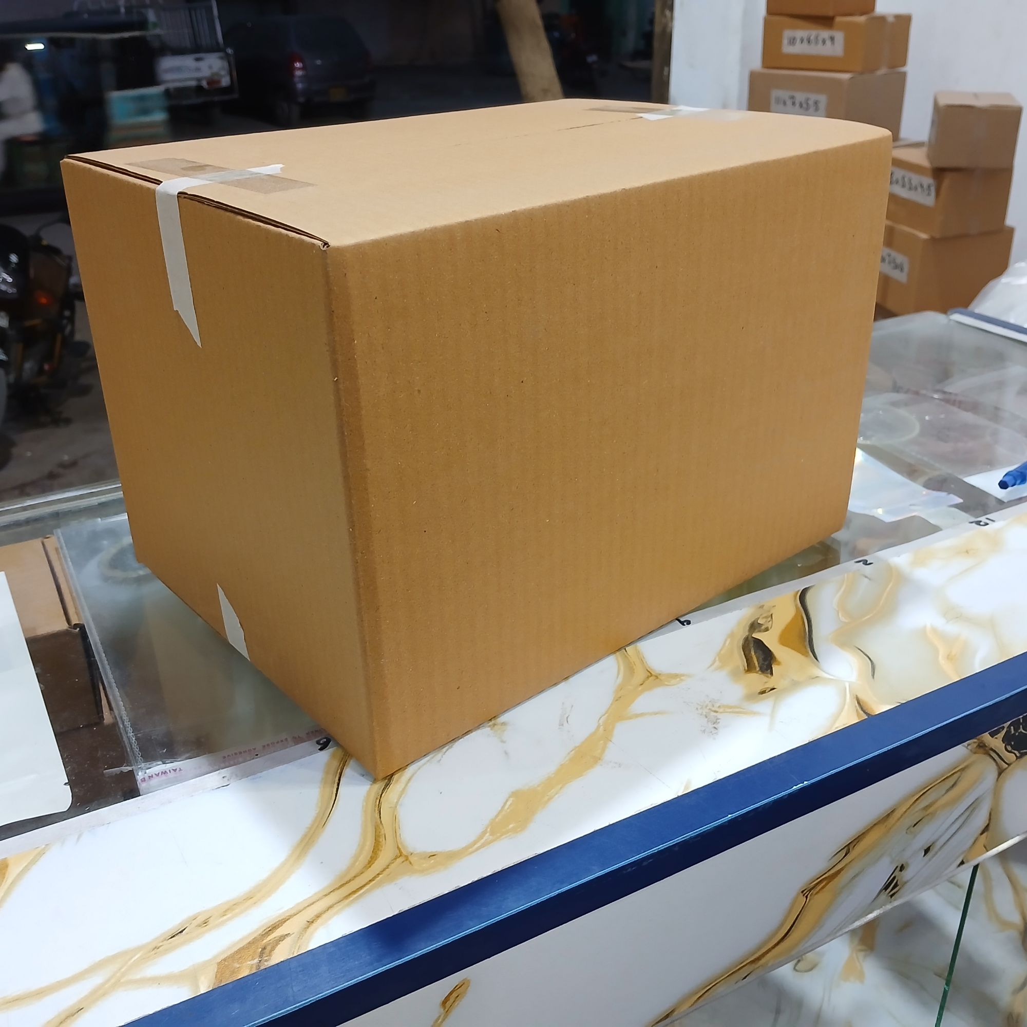 Carton Box | 12x9x8 Inches | 3 Ply Hard Corrugated Boxes | Packaging Material | Packing Box | Mailer Boxes | Solid Packages - Image 3