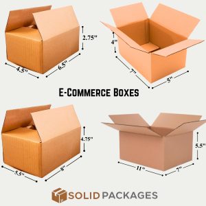4 most selling Ecommerce Boxes | Pack of 50 Boxes | Carton boxes | Corrugated packing material | Corrugated boxes | Shipping cartons | Mailer boxes