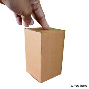 Carton Boxes | Corrugated Carton Boxes | 3x3x5 inch | Boxes for Bottle | Packaging Material | Solid Packages