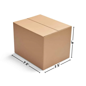Carton Boxes | 7.5"x7.5"x6" | Corrugated Boxes for packaging solution | Packing Boxes | Ecommerce Economic Boxes