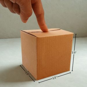 carton box 3.5 x 3.5 x 3.5 inch | cup box | Gift packing box | small Mug box | Packing Box for Gifts, craft items & jewelry items