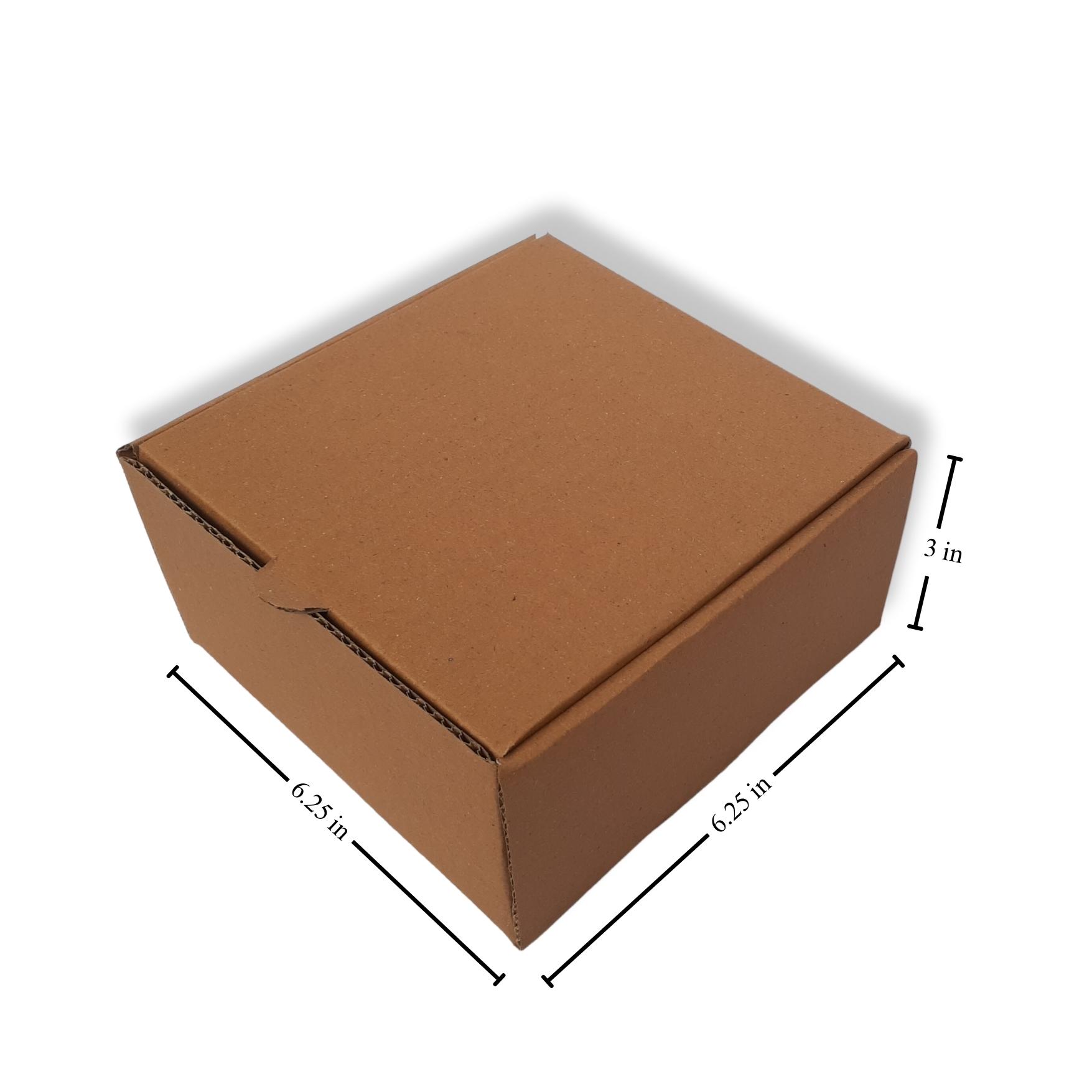 6.5x6.5x3 Inch - 3 Ply - Mailer Folding Box