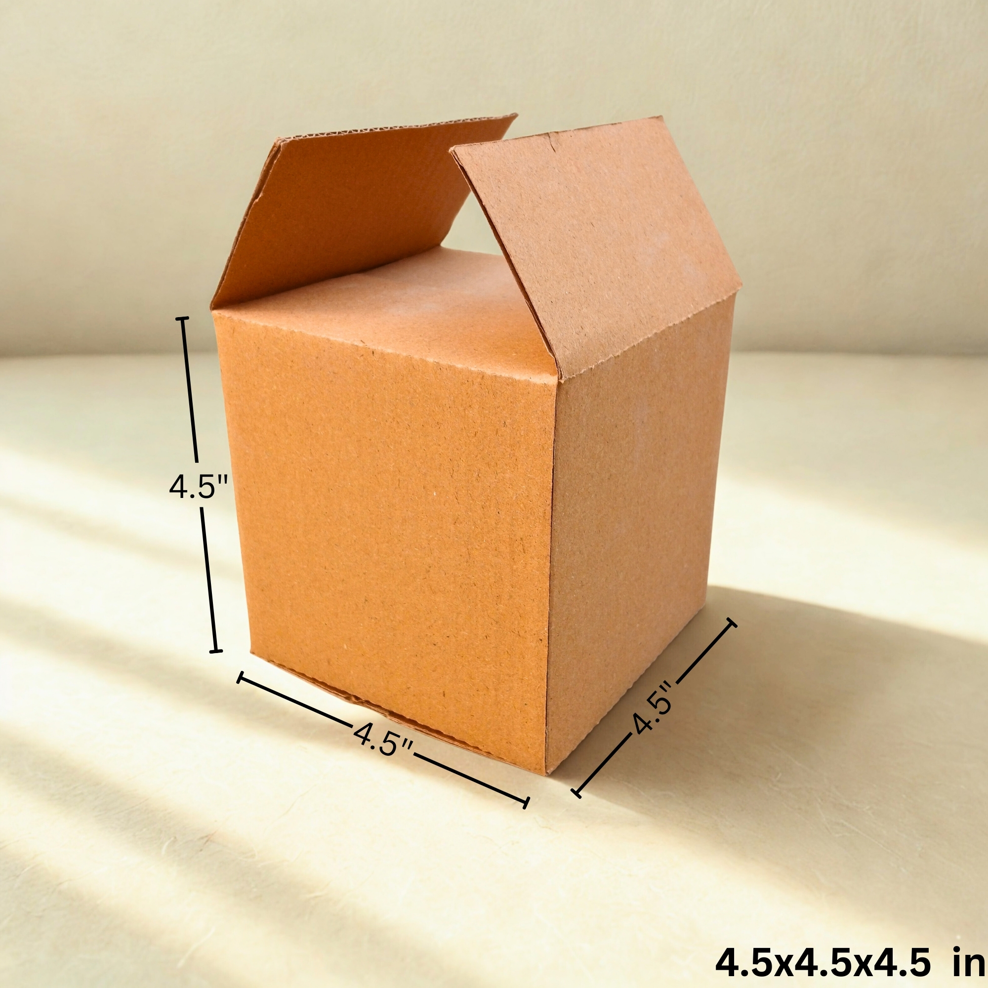 4.5x4.5x4.5 inch Cubical Corrugated Carton Boxes | boxes for packing | Best for e-commerce and Online Sellers | Packaging material